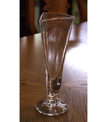 Simon Pearce crystal vase